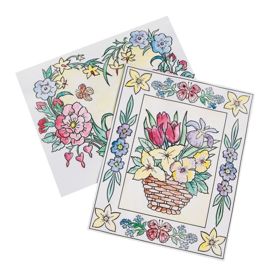 watercolor flower craft kit