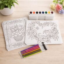 watercolor flowers craft